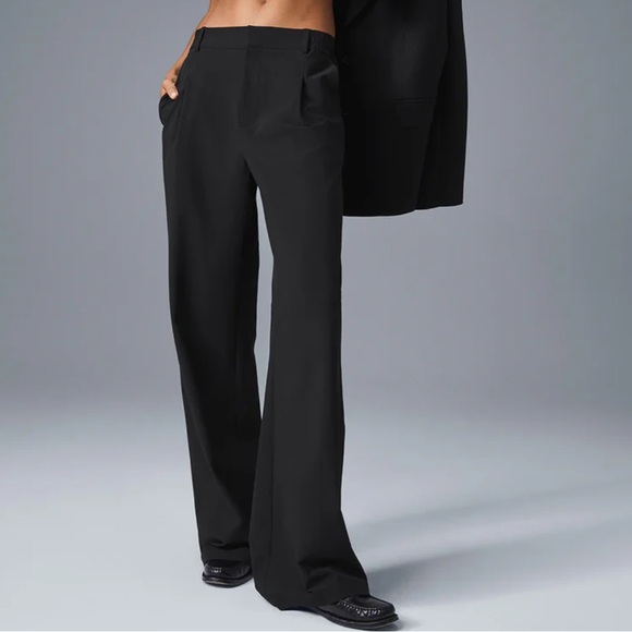 all yoga Black Wide-Leg high pursuit trouser - Picture 1 of 4